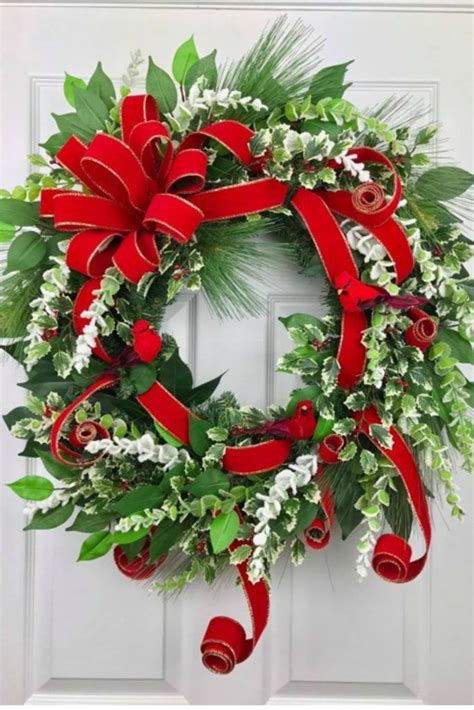 Cardinal Wreath by Nick's Seasonal Decor | Christmas wreaths, Winter ...