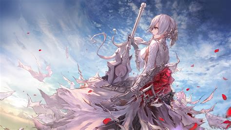 78+ Anime Girl Warrior Wallpaper Hd Pictures - MyWeb