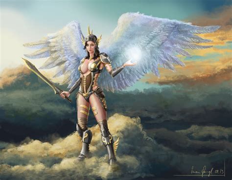 Sexy Female Angel Warriors | Female Warrior Angel by SimonGangl on ...