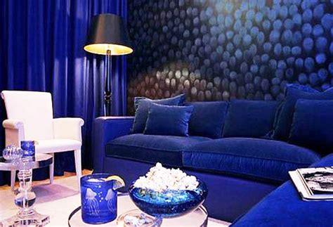 Sapphire Blue Room Colors, Deep Blue Color Combinations for Room Decorating