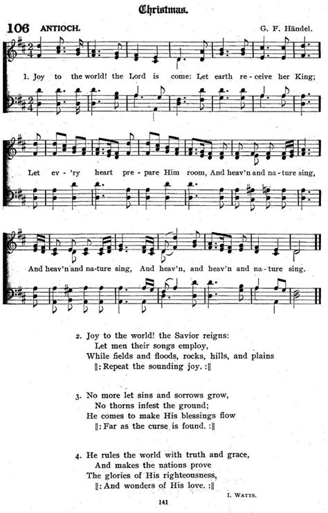 1000 Songs/Joy to the world the Lord is come (Isaac Watts) - Wikiversity