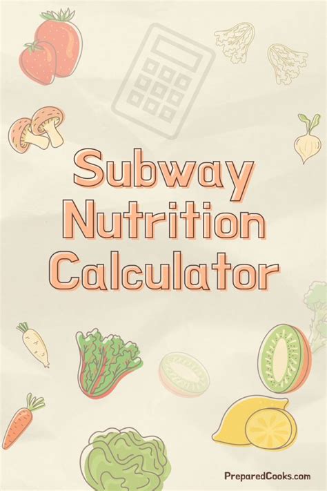 Subway Nutrition Calculator (Calories, Fat, Sugar) +++ 2025