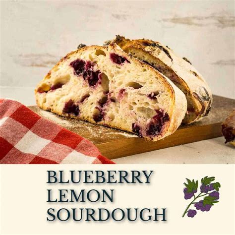 Blueberry Lemon Sourdough Bread : Heart's Content Farmhouse