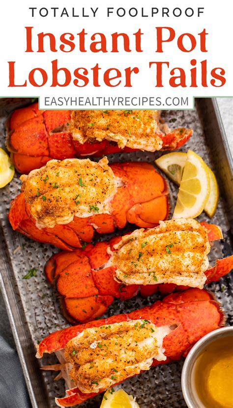 Instant Pot Lobster Tails - Easy Healthy Recipes