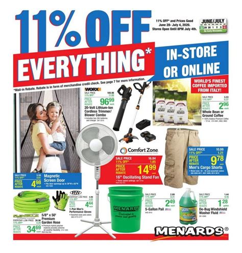 Menards Weekly Ad June 28 – July 04, 2020