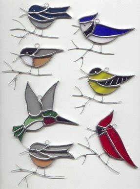 Birds On A Wire Stained Glass - Foter