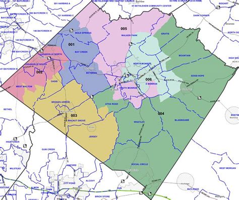 Commission District Map | Walton County, GA