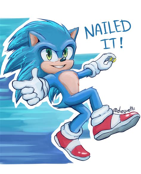 Sonic the Hedgehog Fanart 2020 dieguetty - Illustrations ART street