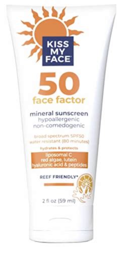 Kiss My Face® SPF 50 Face Factor Sunscreen, 4 fl oz - Kroger