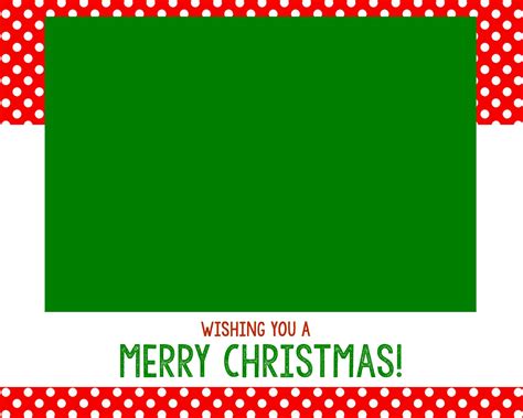 Christmas Card Template Printable ~ buy sewing pattern ideas