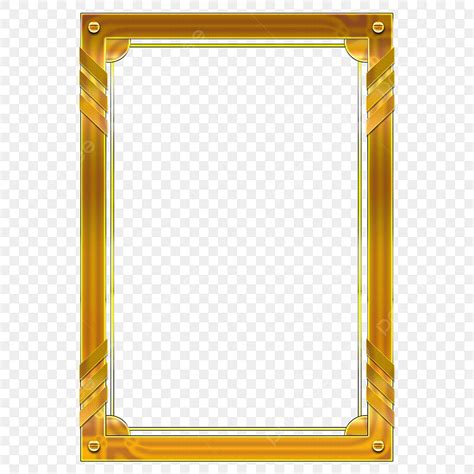 A4 Size Frame PNG Transparent, A4 Size Gold Frame Psd, A4, Size, Golden ...