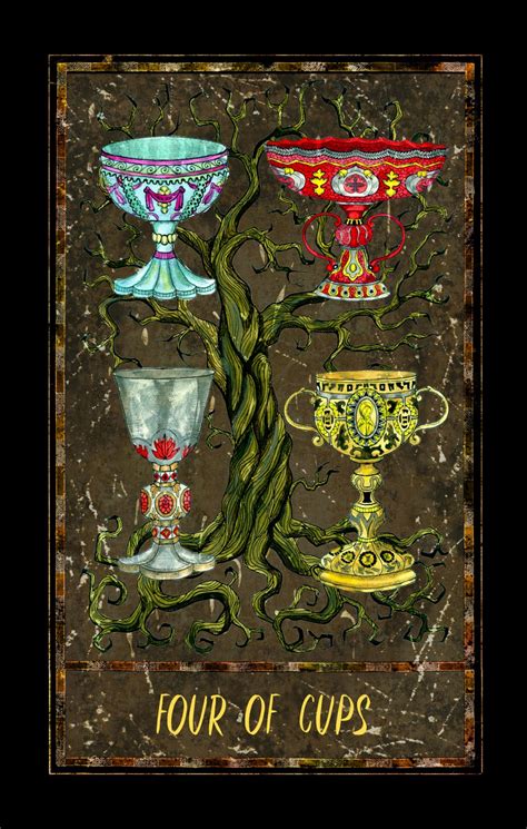 Four of Cups Guide - The Tarot Card of Refusing Blessings