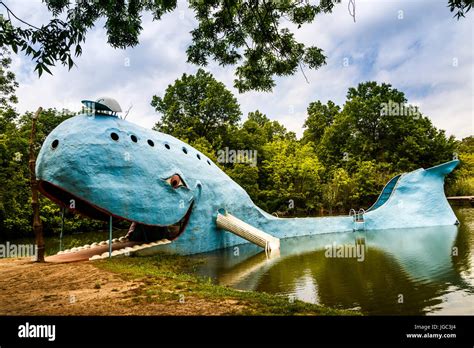 The Blue Whale, Catoosa, Historic Route 66, Oklahoma Stock Photo - Alamy