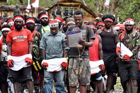 Anggota Organisasi Papua Merdeka Deklarasikan Cinta NKRI