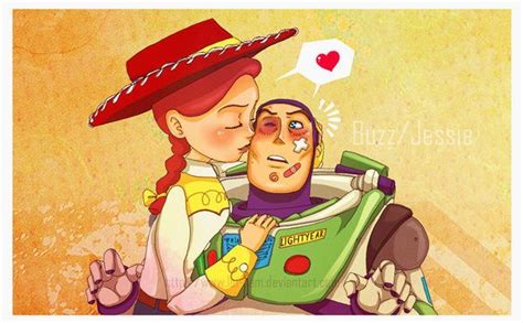 Toy Story Woody And Jessie Kissing