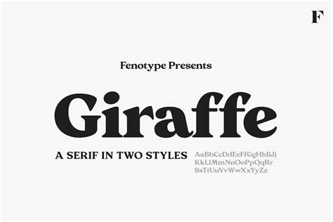 Giraffe Font - All Free Fonts