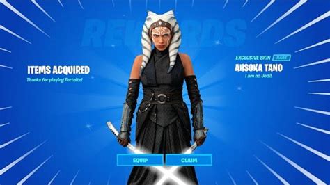 Fortnite Chapter 4 Season 4: Ahsoka Tano Skin | How to Get