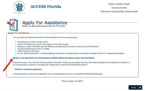 My Access Florida Account Login - Food Stamps Now