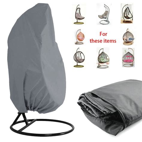 Garden Hanging Chair Waterproof Dustproof Cover, Outdoor Double Egg ...