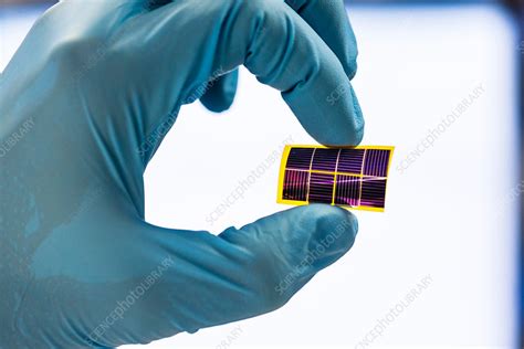 Thin-film photovoltaic cell - Stock Image - C030/1858 - Science Photo ...