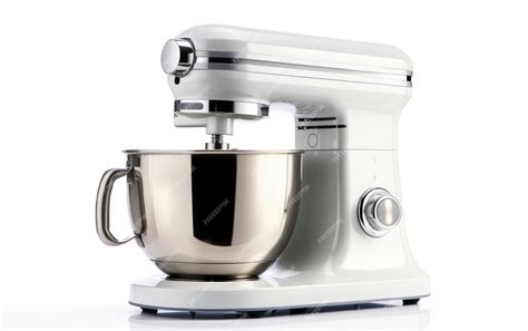 Premium AI Image | Original White Color Stand Mixer Isolated on White ...