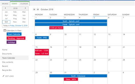 Calendar in Teams? - Microsoft Tech Community