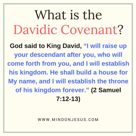 The Davidic Covenant and its Preserving Power on the Nation of Israel ...