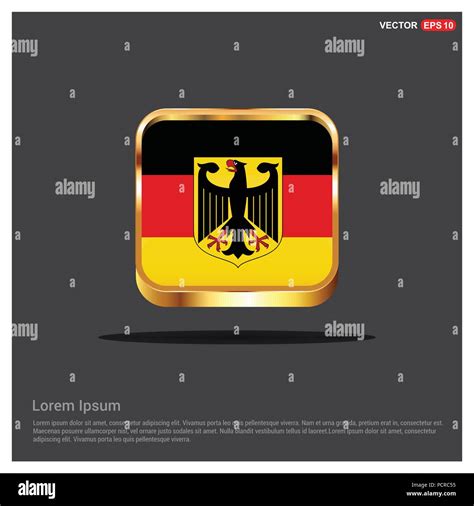 Germany flag design vector Stock Vector Image & Art - Alamy