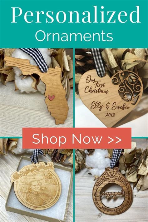 Wood Engraved Personalized Ornaments Personalized Wooden Special ...