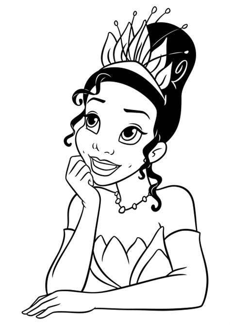 64 Coloring Pages Princess Tiana Latest Free - Coloring Pages Printable