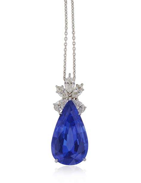 TANZANITE AND DIAMOND PENDANT NECKLACE, | Christie’s