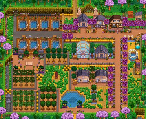 My farm layout! thoughts/suggestions? ^^ : r/StardewValley