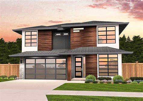 Exclusive Modern Home Plan with Options - 85193MS | Architectural ...