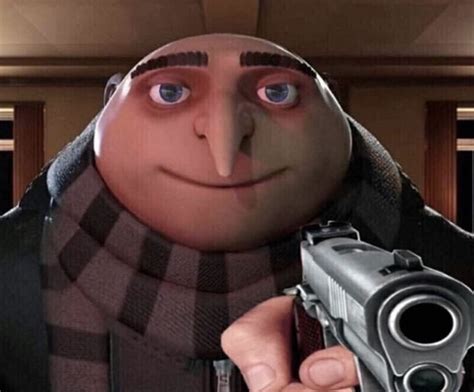 Gru Gun Blank Template - Imgflip