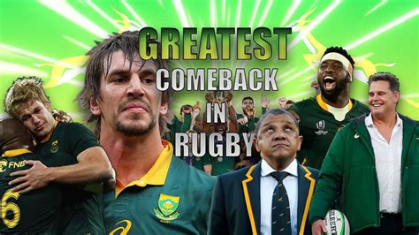 GREATEST comeback in Rugby👇 : r/springboks