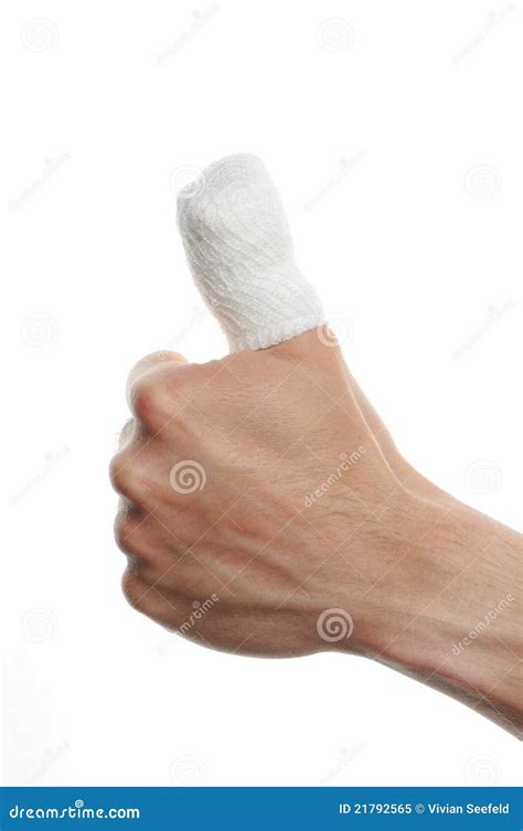 Bandage on a finger stock image. Image of emergency, injured - 21792565