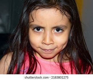 Little Girl Angry Face Stock Photo 2183801275 | Shutterstock