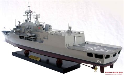 Hmas Toowoomba Ffh 156 Battleship Model - Wooden Model Boat