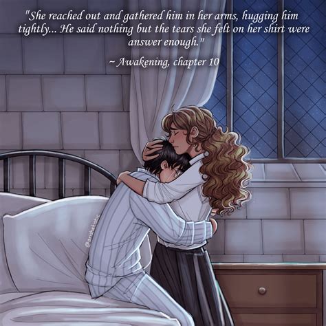 Finding Refuge in Hermione's Arms [My Art for Awakening Ch 10] : HPharmony