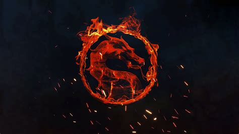 Mortal Kombat Fire Logo 4k Wallpaper,HD Games Wallpapers,4k Wallpapers ...