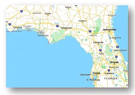 Cape San Blas Map – Map Of The Usa With State Names