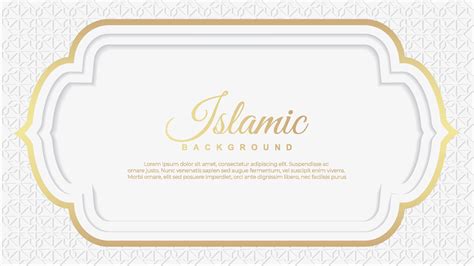 luxury gold islamic background template 6786901 Vector Art at Vecteezy