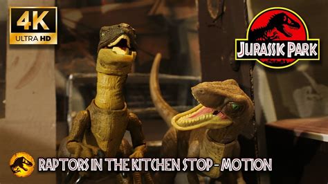 Velociraptor Jurassic Park Kitchen Scene