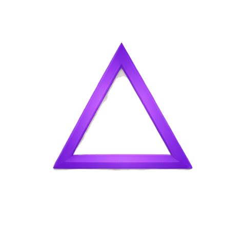 Triangle white | AI Emoji Generator