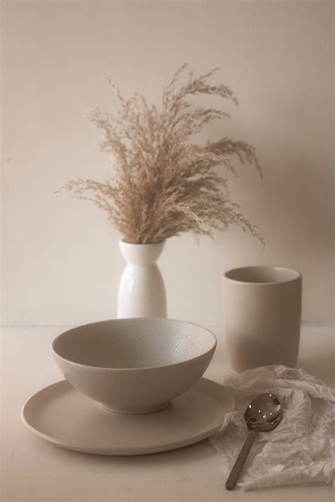 Ceramic Tablewares on the Table · Free Stock Photo