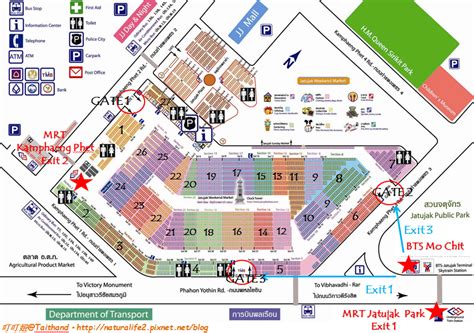 Chatuchak Market Map