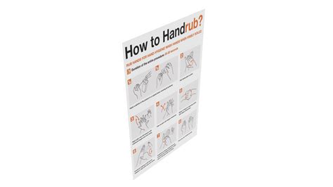 3D model Hand Rub Poster - TurboSquid 2172887