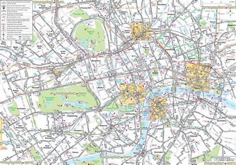 Reliable Index - Image - map of central london attractions