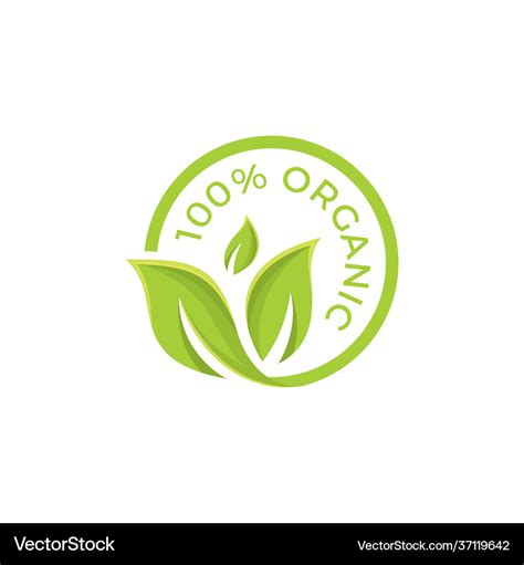 Certified Organic Logo Vector