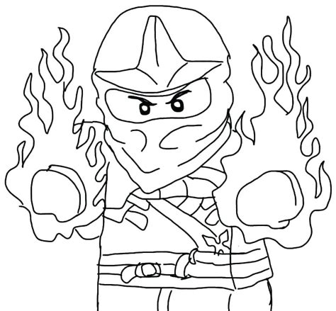 Lego Ninjago Coloring Pages Kai Zx at GetColorings.com | Free printable ...